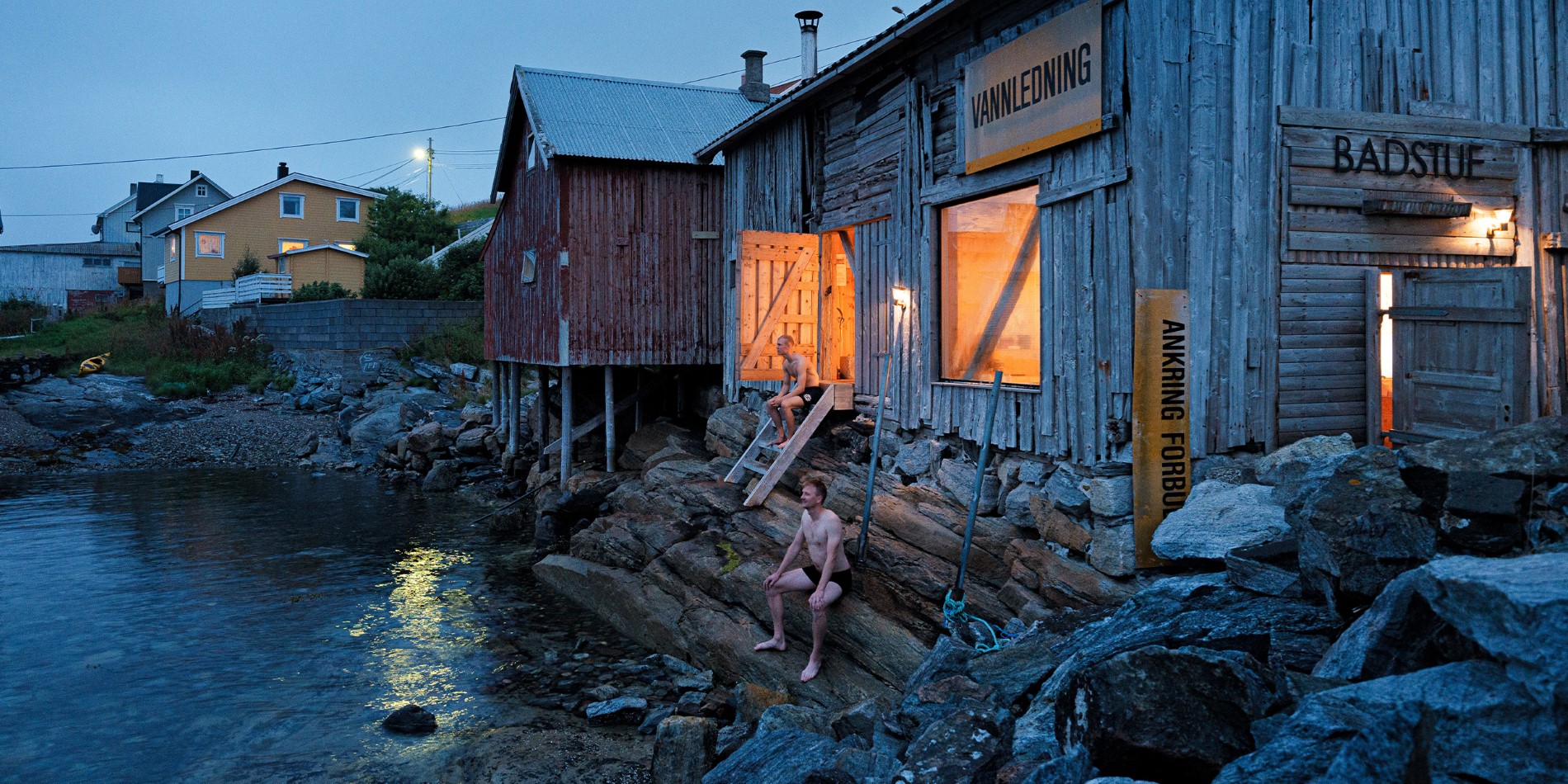 Baignade arctique – Sauna et bain froid | Hurtigruten L'Express Côtier de  Norvège